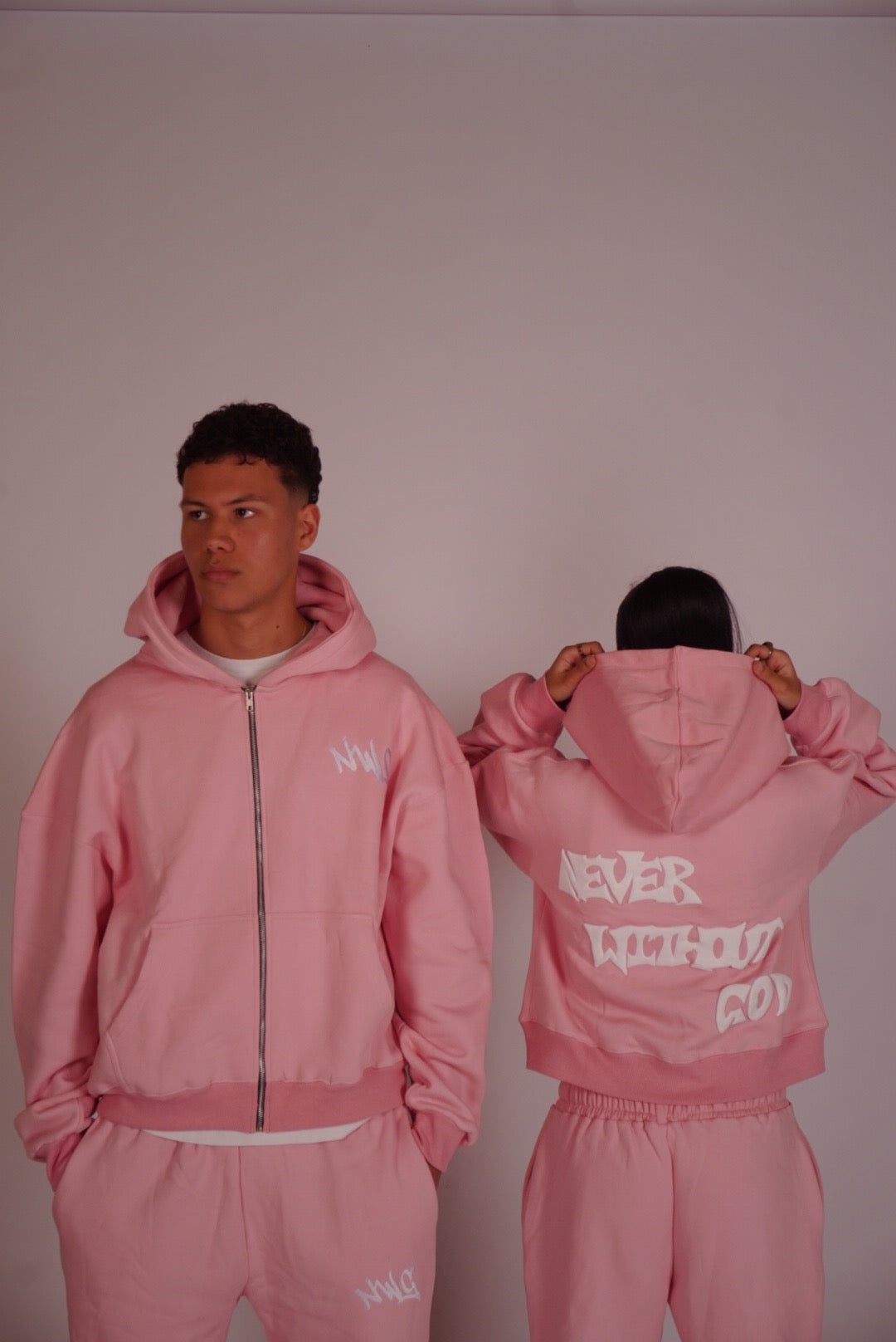 Pink tracksuit